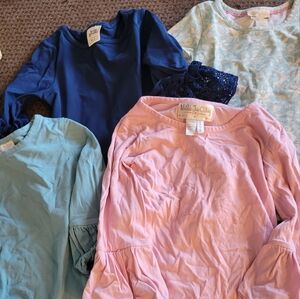 Size 4 matilda jane tops lot/navy is wildflowers brand